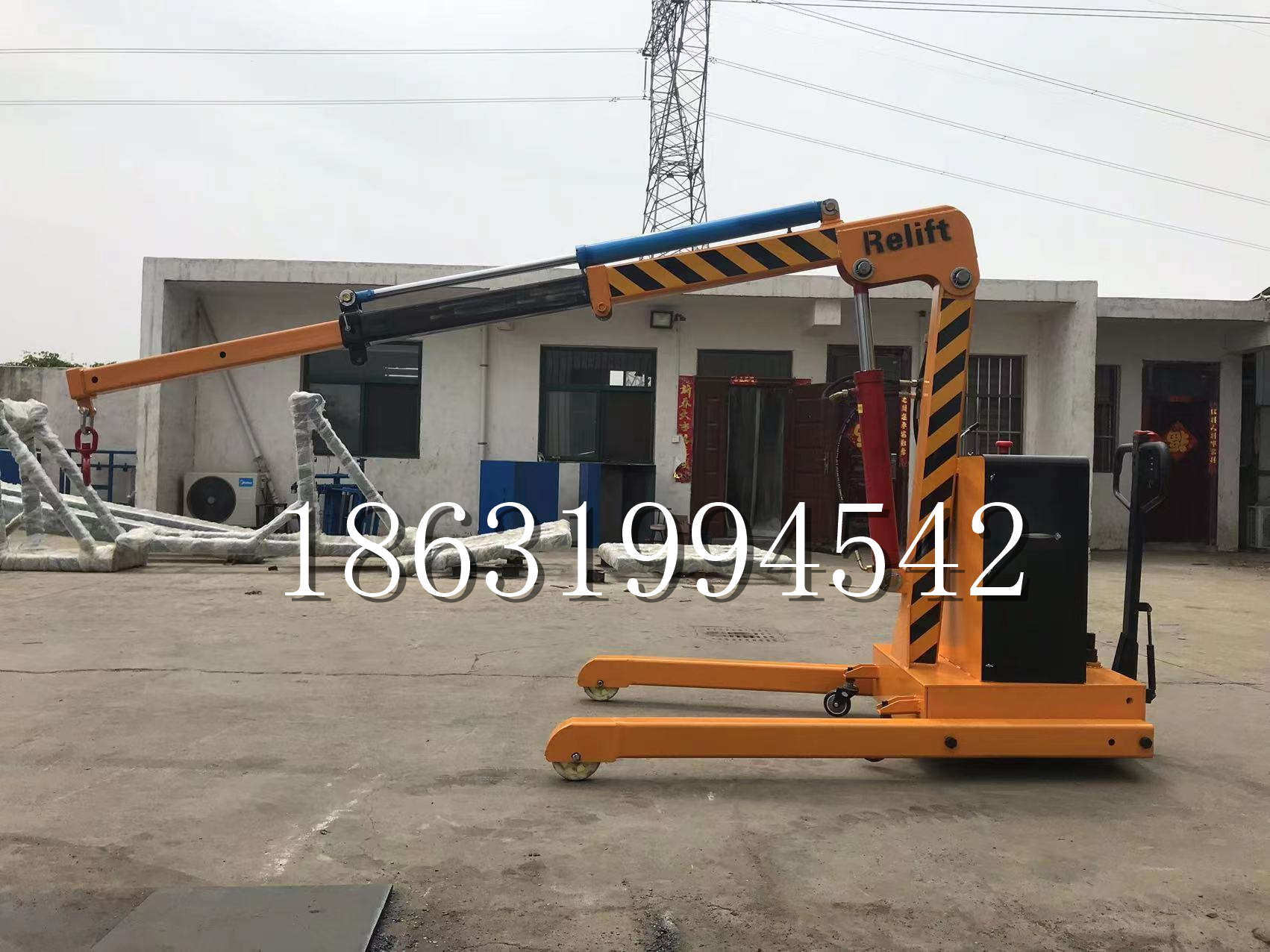 沈河区久征定做3吨三轮随车吊 农用园林绿化移树吊 平板工程用小吊机